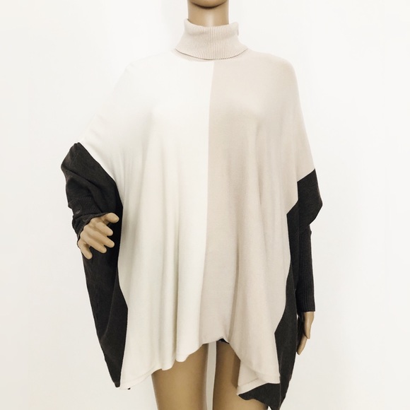 Alfani Tops - 🌸FINAL PRICE🌸 ALFANI Turtleneck Poncho Sweater